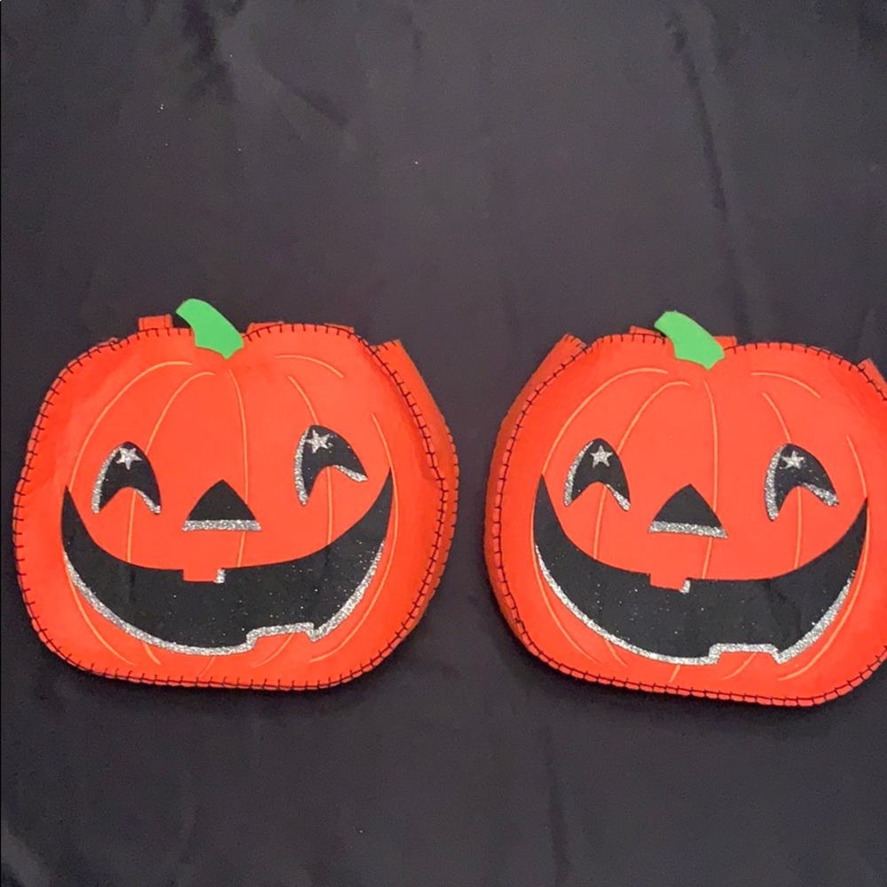 Set of 2 Pottery Barn Halloween Chairbackers